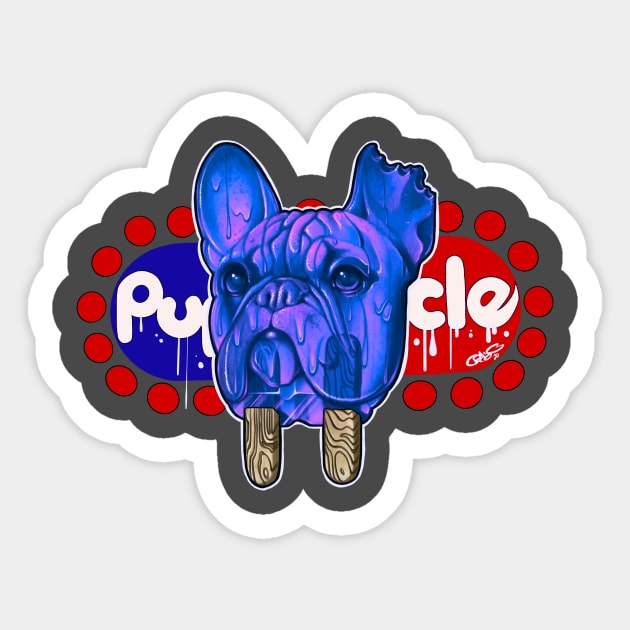 Pupsicle-2 Sticker by skinwerks